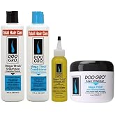 Doo Gro Mega Thick Hair Care Set &ndash; Shampoo, Conditioner, Growth Oil | Pure, natural carrier oil suited for skin, hair, and DIY body care recipes.