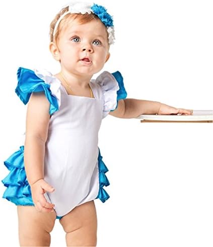 Sequin Alley Alice in Wonderland Costume Little Girls, Baby Romper First Birthday Outfit Dress up