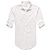Zbrandy Men's Cotton Linen Blend Shirts Ultra Light Colorful Shirts Colour White Size XL