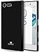 GOOSPERY Pearl Jelly for Sony Xperia X Compact Case with Screen Protector Slim Thin Rubber Case (Black) XPXCPT-JEL/SP-BLK