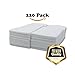 220 Pack Linen-Feel Disposable Guest Towels by Somerset Products | Soft and Absorbent Cloth-Like Paper Hand Napkins | White Guest Towel