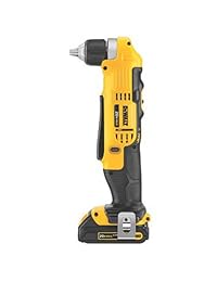 DEWALT DCD740C1 MAX kit de taladro de ángulo derecho compacto, batería de ion de litio, 1.5 Ah, 20 V