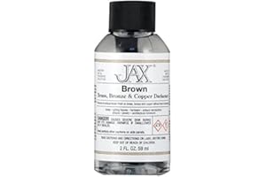 JAX CHEMICAL COMPANY JAX Brown Darkener - Metal Finishing Solution - Antique Finish Without Heat or Electricity - 2 Ounce
