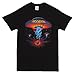 Boston Rock Band Classic Spaceship Distressed Black T-Shirt, Large