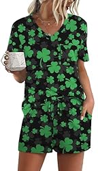 RUBZOOF Women's Short Sleeve St. Patrick's Day