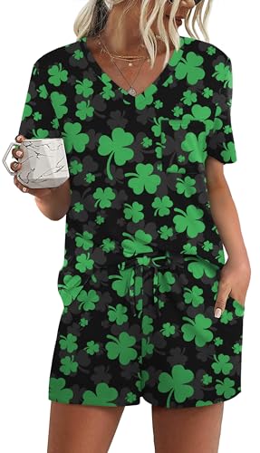 RUBZOOF Women's Short Sleeve St. Patrick's Day
