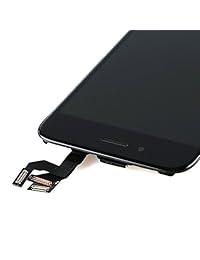 Yodoit para iPhone 6s Pantalla LCD y ensamblaje del digitalizador Reemplazo de la pantalla táctil de cristal con repuestos de marcos (cámara frontal, cable de proximidad, botón de inicio, altavoz del auricular) + herramienta (4.7 pulgadas en negro)