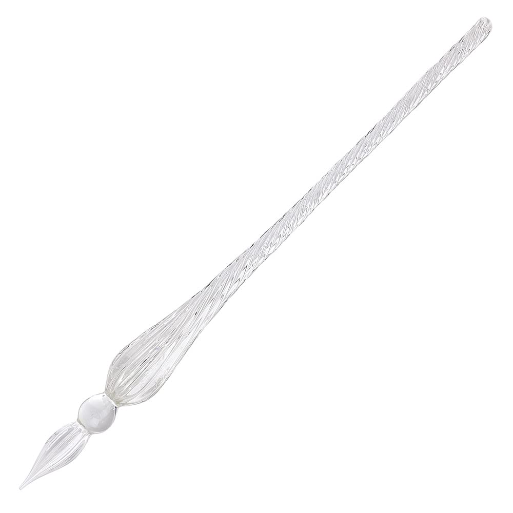 Jacques Herbin 21401T - Round glass nib - 18 cm - Transparent - Presented in gift box with gold - Calligraphy - Drawing - Lettring - Writing - Creative Tools