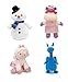 Disney Junior Jr Doc McStuffins CHILLY Snowman Bean Bag Plush & Hallie Hippo Bean Bag Plush & Stuffy Dragon Beanbag Plush and Lambie Beanbag Plush Doll