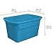Sterilite 17364306 30 Gallon/114 Liter Tote, Blue Aquarium, 6-Pack