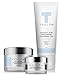 Anti Aging Skin Care Kits for Her or Him Glycolic Acid Face Cleanser/Alpha Hydroxy Face Wash, Glycolic Acid 10% Daily Moisturizer & Eye Cream for Dark Circles. Skincare Set Kit for Women & Men