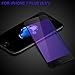 Deliao iPhone 8/7 Plus Screen Protector, 0.28MM 3D Curved Edge to Edge Full Screen Coverage Purple-Light Eye-Protected Anti-Scratch HD Tempered Glass (Black)