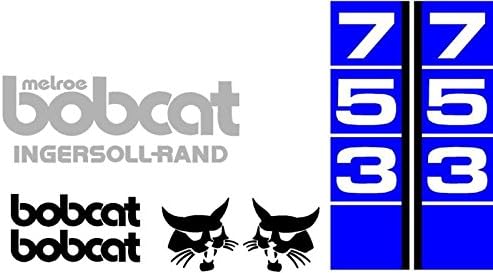 New 753 Bobcat Melroe Ingersoll - Rand Skidsteer Decal Set Whole Machine