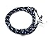 VIRGINSTONE Silver Anchor Bracelets on Colorful Nylon Ropes (Starry Sky)
