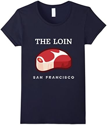 Womens San Francisco Tenderloin "The Loin" T-Shirt Large Navy