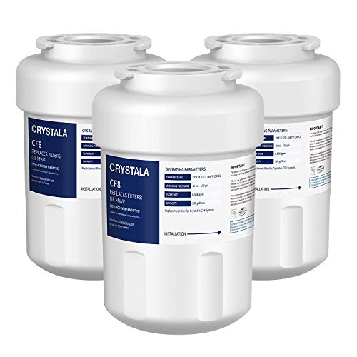 Crystala MWF Water Filters for GE Refrigerators, NSF/ANSI 53&42