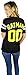 BATMAN DC Comics Womens Varsity Football Tee Black (Black, Medium)