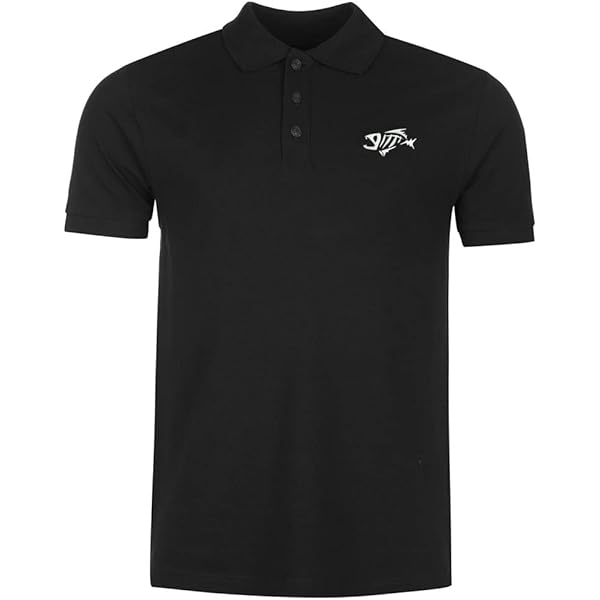 Polo Shirts Mens Skull & Crossbones Embroidered Short Sleeve