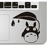 Vati Leaves Removable Shelter My Neighbor Totoro Humor Handmade Partial Art Skin Cool Design Vinyl Decal Sticker for Trackpad Keypad Of Apple Macbook Pro Air Mac Laptop