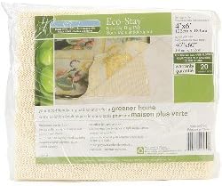 Vantage Industries Eco-Stay Non-Slip Rug Pad, 4' x 6', Beige