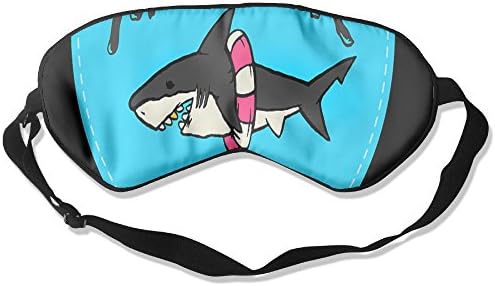 GUOFULIN Sleeping Eye Mask Murstep Shark Silk Adjustable Eyeshade Silk Mask Shade