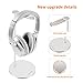[UPGRATED] Aluminum Headphone Stand/Holder, Sturdy Gming Headset Holder Desk Headset Hanger for Sony, Bose, Shure, Jabra, JBL, AKG All Headphone Sizes