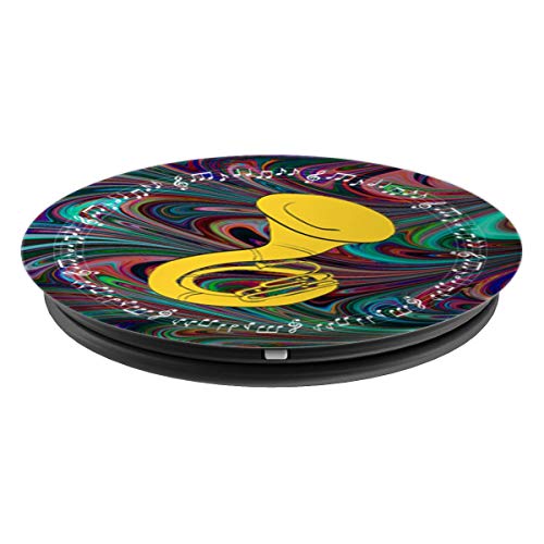 Sousaphone Player Gift - Marble 3 - PopSockets Grip and Stand for Phones and Tablets