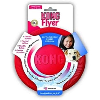 Kong Rubber Flyer, Large, Red