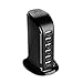D&Z 30W 6-Port USB Desktop Charger with 6A Total Output, Travel Rapid charge for iPhone X/ 8/ 7 / 6s / Plus, iPad / iPod, Galaxy S7 / S6 , Note 5 / 4, LG, Nexus, HTC and other Smartphone