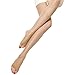 Blostirno Women's Summer Tights Ultra-sheer Pantyhose Invisible 10 Denier (10 Den Tan Nude Toeless US-S/M/ASIAN M/L)