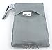 Treksilk: Silver Gray 100% Mulberry Single Silk Liner Sleeping Bag Inner Sheet Travel Sack Camping Sheet with in Built Pillow case – Hypoallergenicthumb 3