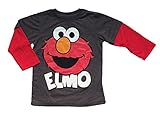 Sesame Street Elmo Little Boys Toddler Long Sleeve T Shirt