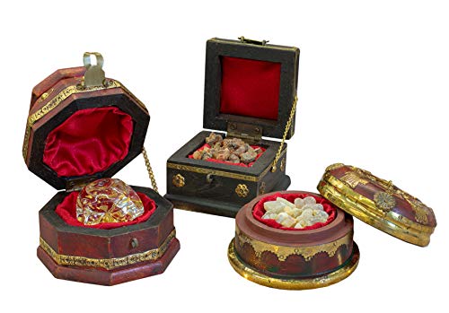Three Kings Gifts The Original Gifts of Christmas Gold, Frankincense and Myrrh Standard Box, Set of 3