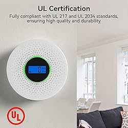 Smoke Detector Carbon Monoxide Detector Combo, Dual