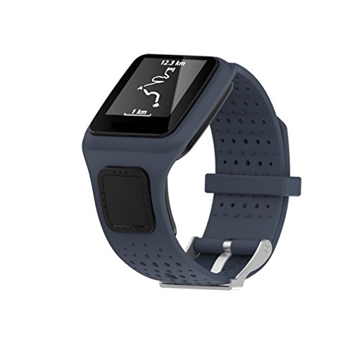 Watch Accessory Band,Howstar Fashion&New Replacement Silicagel Soft Band Strap For TomTom Runner Cardio GPS HR Watch For Sports (Gray)