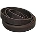 TOFL Genuine Top-Grain Leather Strap | 72 Inches Long | 5/8 Inch Wide | 1/8 Inch Thick (7-8 oz) | 1 Leather Strip for DIY Arts & Craft Projects, Clothing, Jewelry, Wrapping | Dark Brown