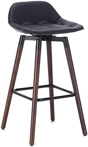 バーチェア朝食回転スツール、のどの革キッチンスツール ...