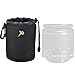 3 Pack Neoprene Soft DSLR Lens Pouch Case Kit For Canon Nikon Sony Pentax Olympus Panasonic and Blackmagic Pocket Cinema Camera Lenses Includes 3 Soft Neoprene Lens Pouch, small, medium, and large