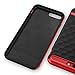 Caseology Parallax for Apple iPhone 8 Plus Case (2017) / for iPhone 7 Plus Case (2016) - Award Winning Design - Black/Red