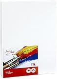 Artlicious Canvas Panels 12 Pack - 9"X12" Super Value Pack- Artist Canvas Boards for Painting