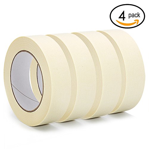 Masking Tape, Anumit 3/4 in Purpose Multi-Surface Adhesive Tape for Labeling, Painting, Packing and More. Easy Tear Tape and Adhesive Leaves No Residue, 4 Rolls = 240 Yards - Thumbnail 7