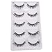 Bluelans® 5 Pairs Natural Look Fake Eye Lash False Eyelashes Extension Makeup