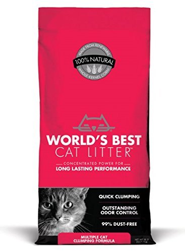 World's Best Cat Litter Clumping Litter Formula for Multiple Cats, 28-Pounds