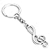 Reizteko Fashion Cool Musical Note Key Ring Keyfob Keyring Music Symbol Keychain Gift New