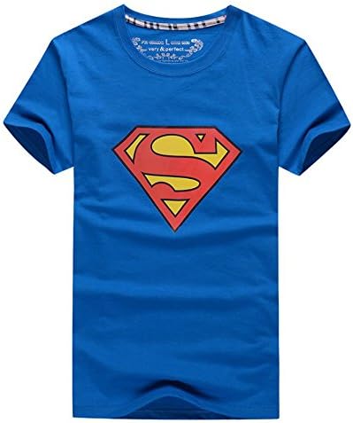 Men &amp; Women Lover Cloth Superman T Shirt Short Sleeve (M, Men)