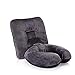 Desk Jockey Travel Pillow - Neck Support Cushion - 2-in-1 Airplane U-Shaped