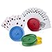 Brybelly 4-pack Card Holders for Playing Cards, Hands-free Circular-shape | Holds 10-12 Playing Cards | Plastic Adult/Childrens Accessory for Family Card Game Nights, Poker Parties, and Trading Card Games primary