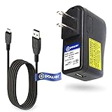 T-Power High 2-Amp 2A Quick Charger for LG popo Pd239 PD221 PD241T Portable Picture Mobile Pocket Printer wireless Bluetooth, NFC (white , yellow , pink , sliver) AC Adapter power Cable