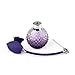 Lot 5 pcs Crystal Art Vintage Style Refillable Perfume Atomizer Long Spray Bottle (Purple)(100ml)