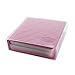 PUEEN 40 Slots Nail Art Stamping Plates Holder Case Plate Organizer in Soft Pink Peach-BH000531